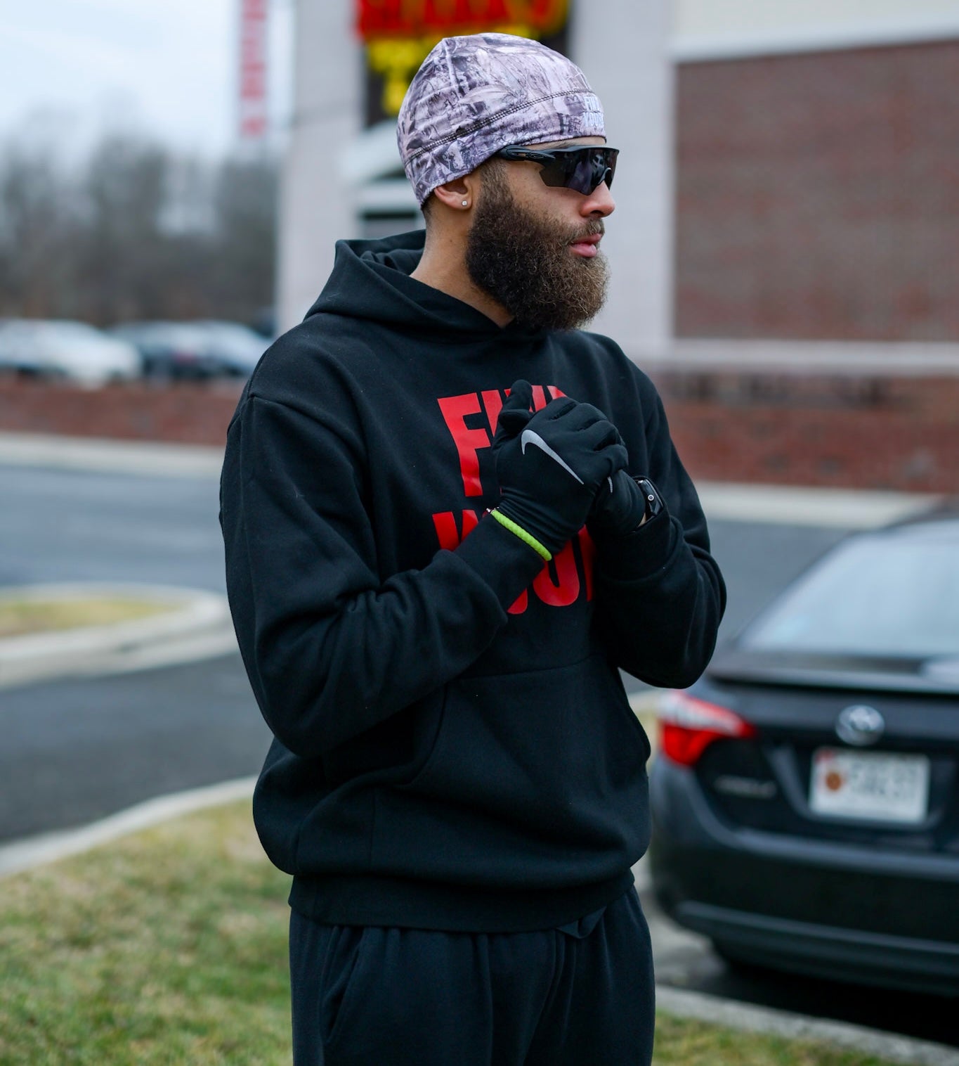 "Find Yours" Camo Beanie