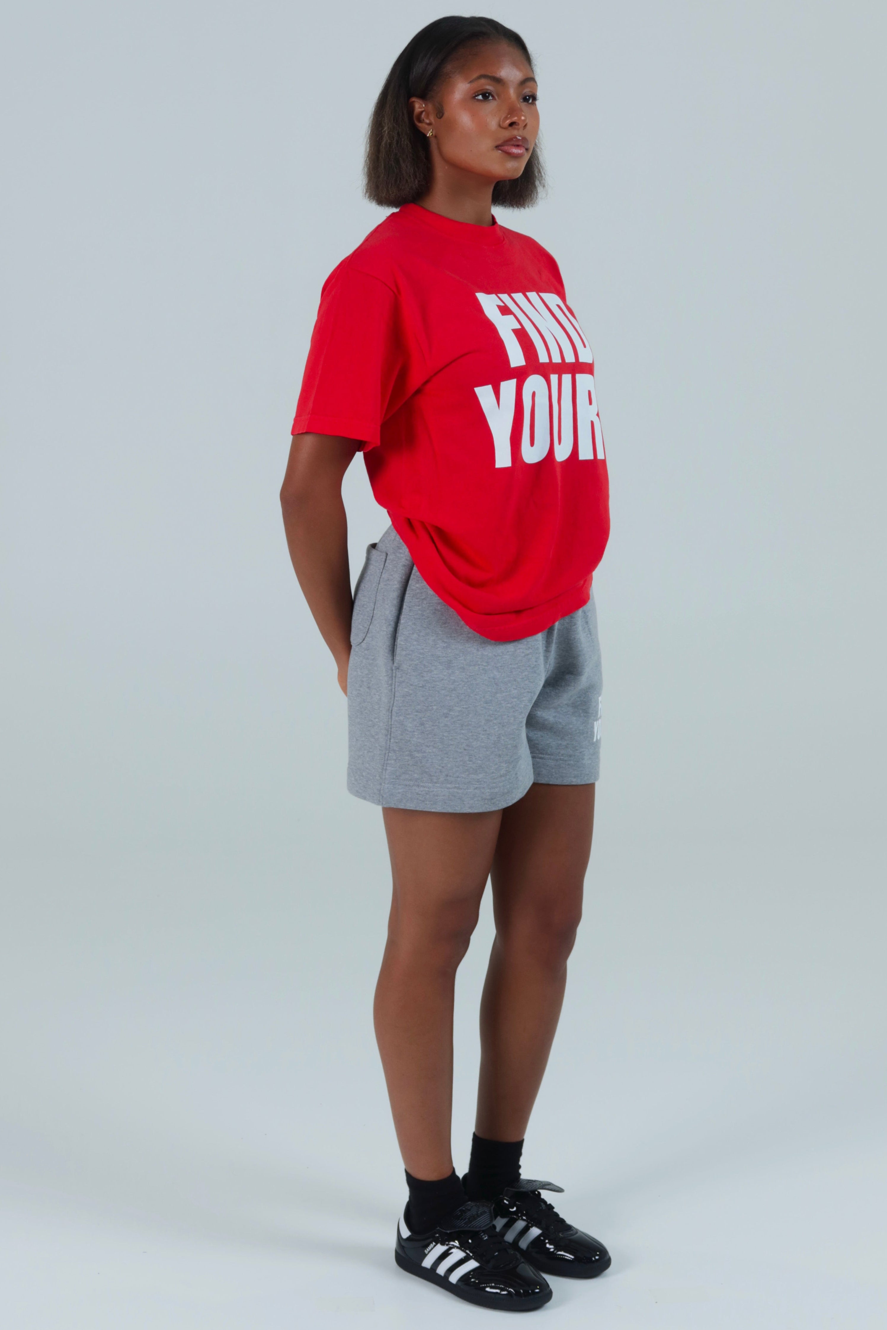 Heavyweight “Find Yours” Tee Red
