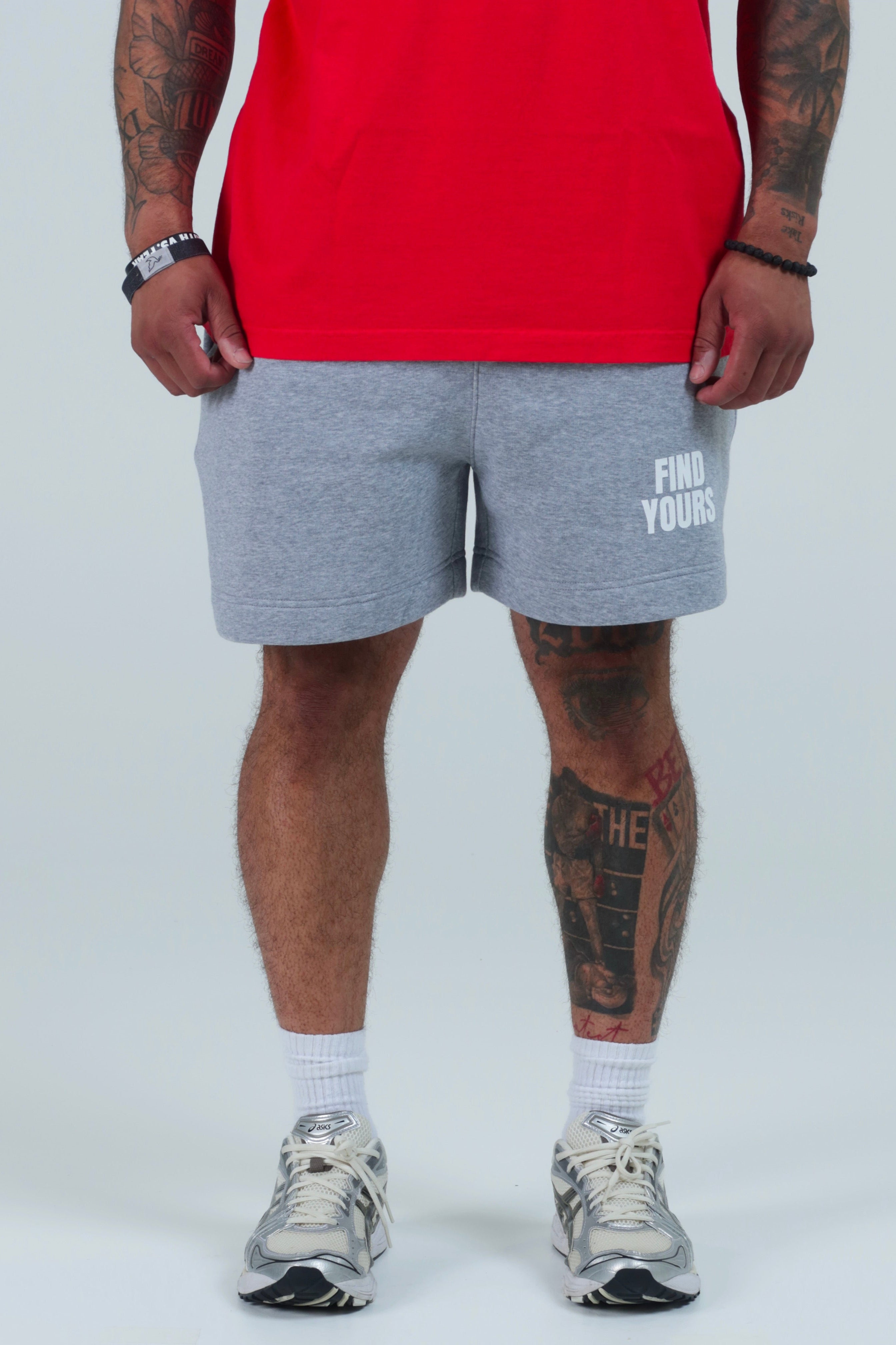 "Find Yours" Grey Sweatshorts