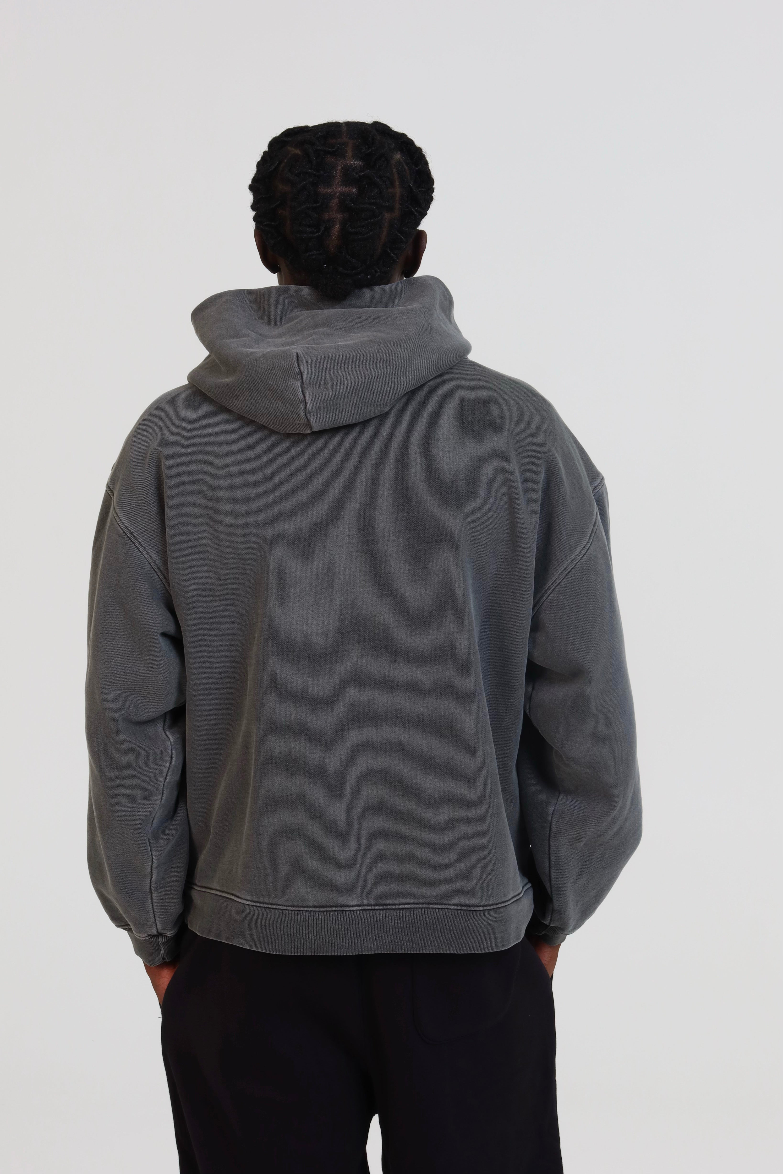 "Find Yours" Heavyweight Washed Charcoal Hoodie