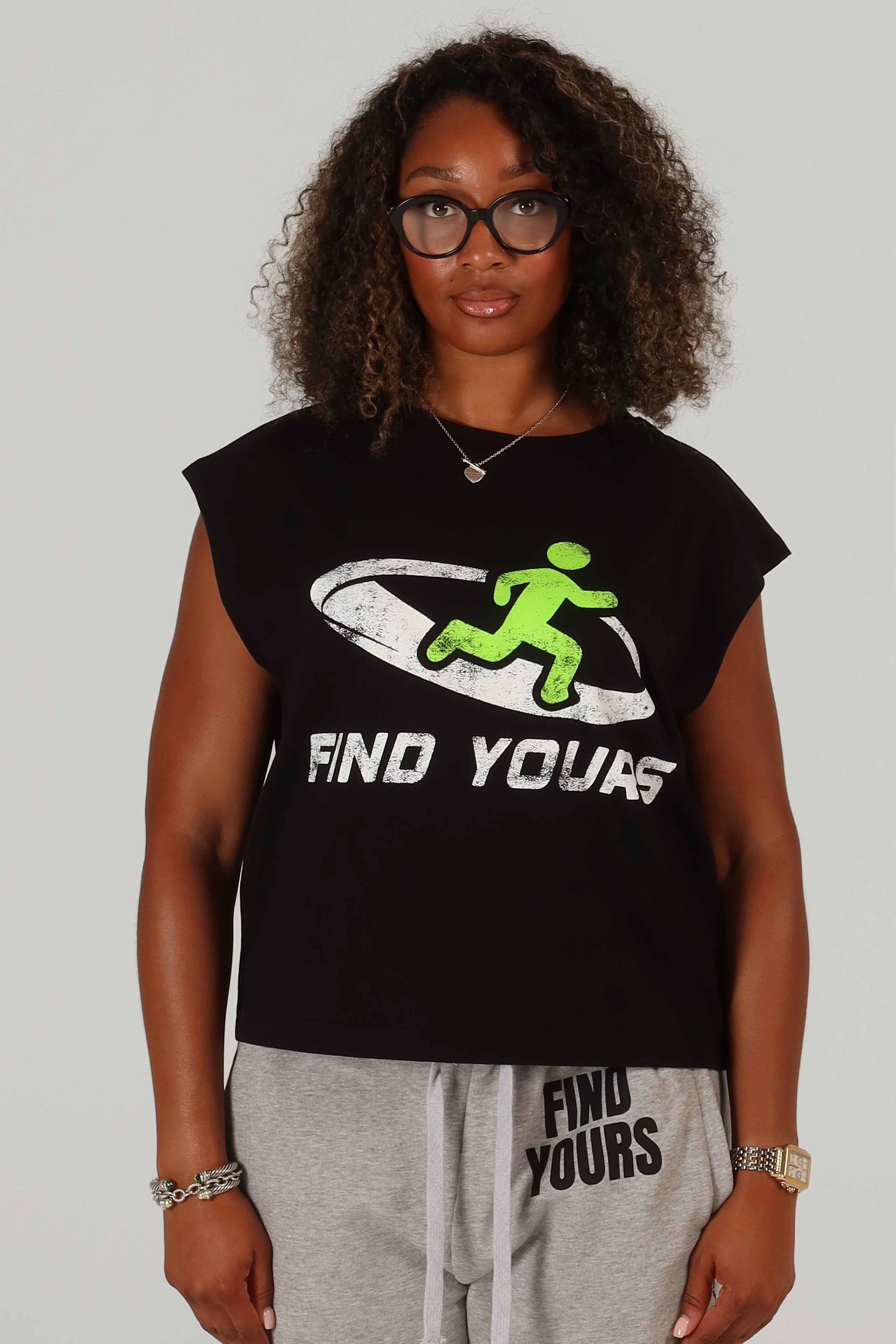 "Track" Crop Tank