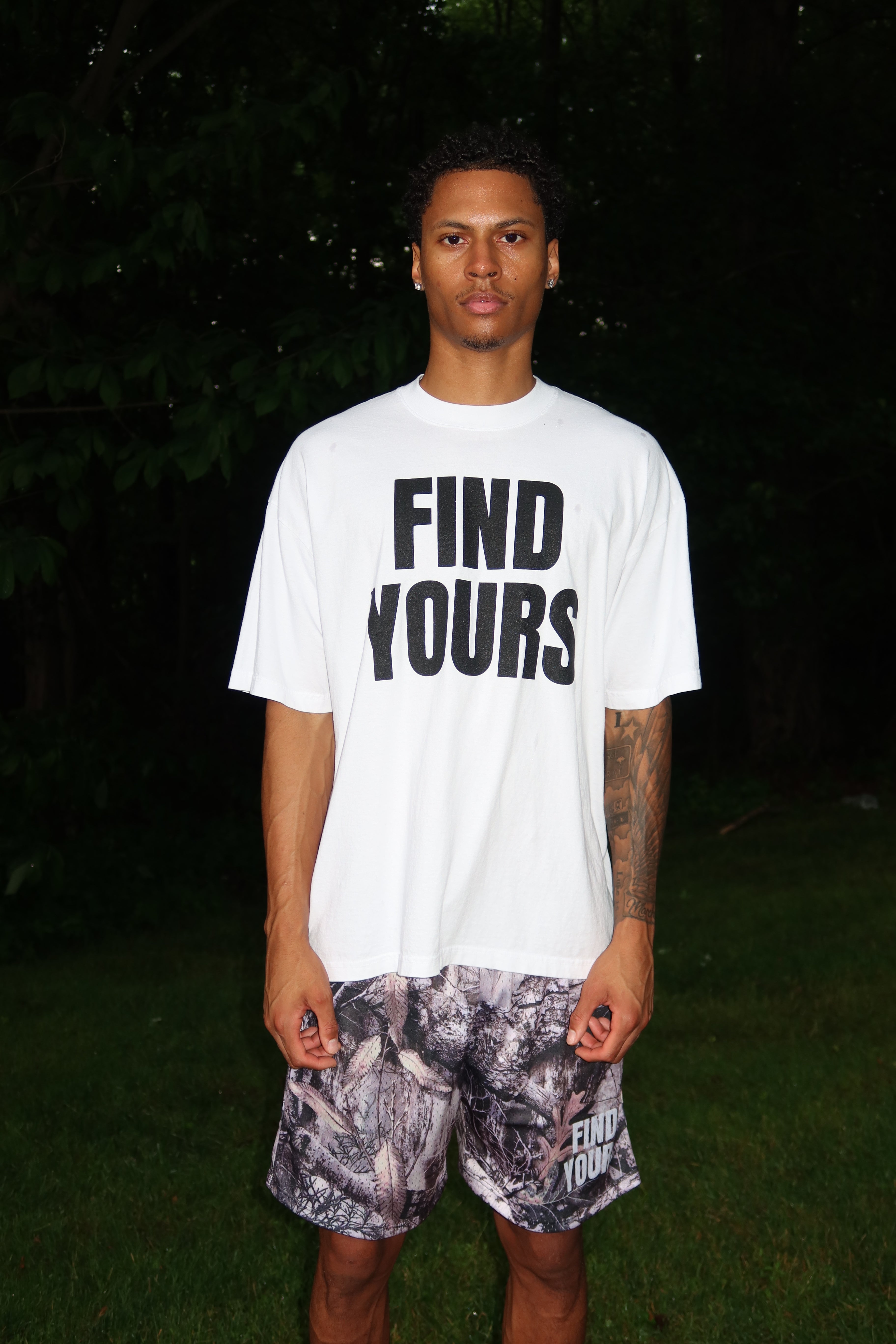 Camo "Mesh Shorts"