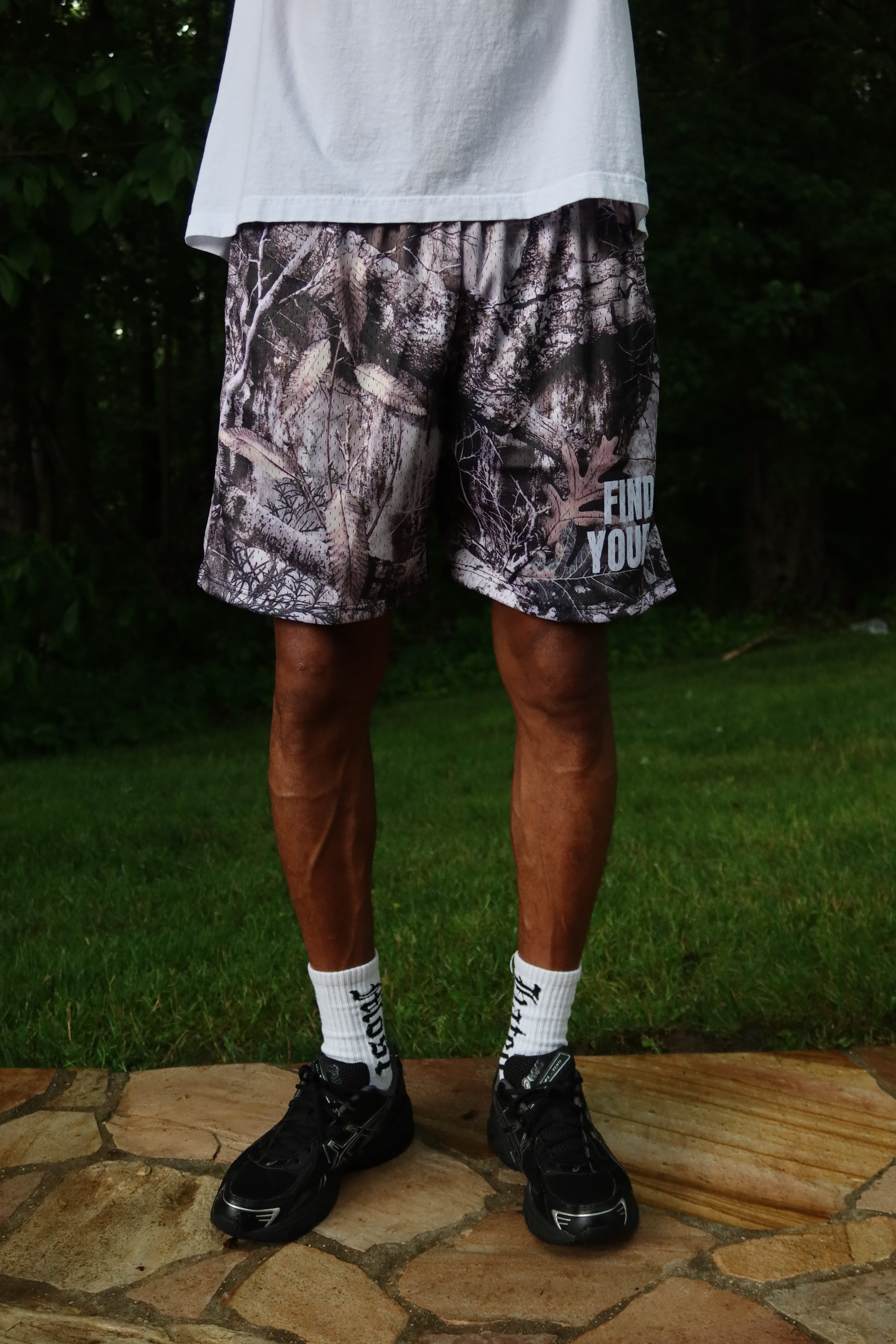 Camo "Mesh Shorts"