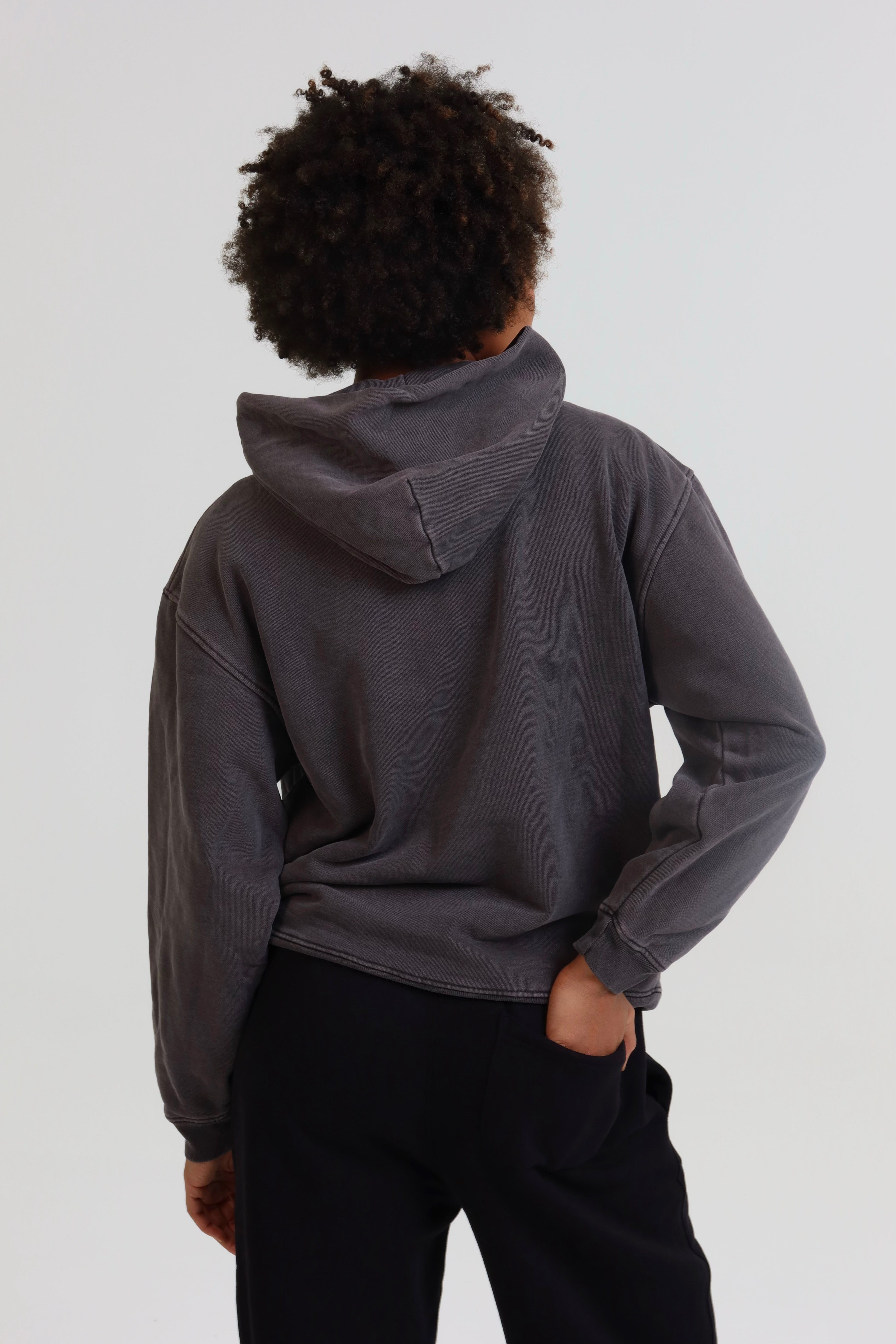 "Find Yours" Heavyweight Washed Charcoal Hoodie