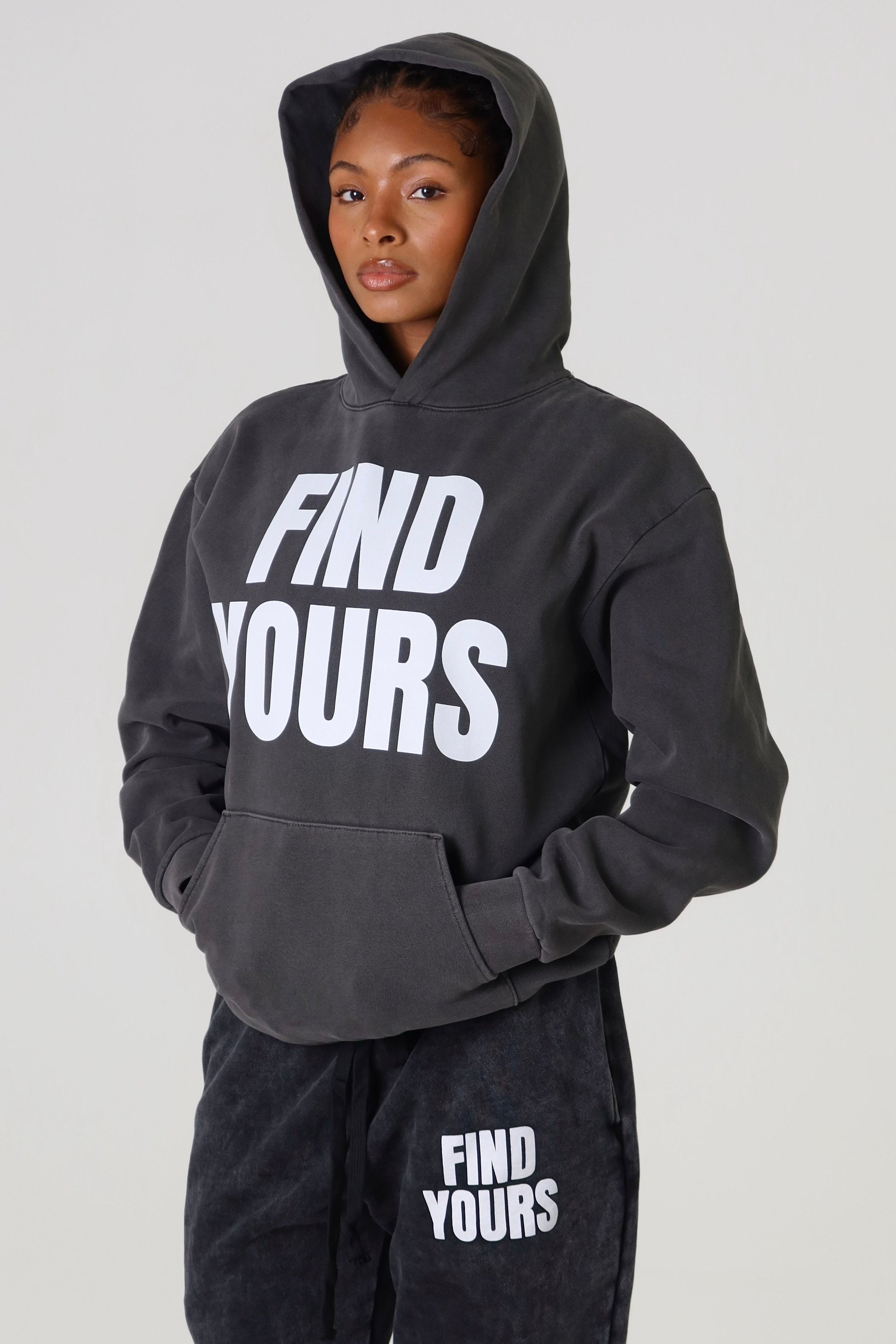 Find Yours Heavyweight “Charcoal" Hoodie