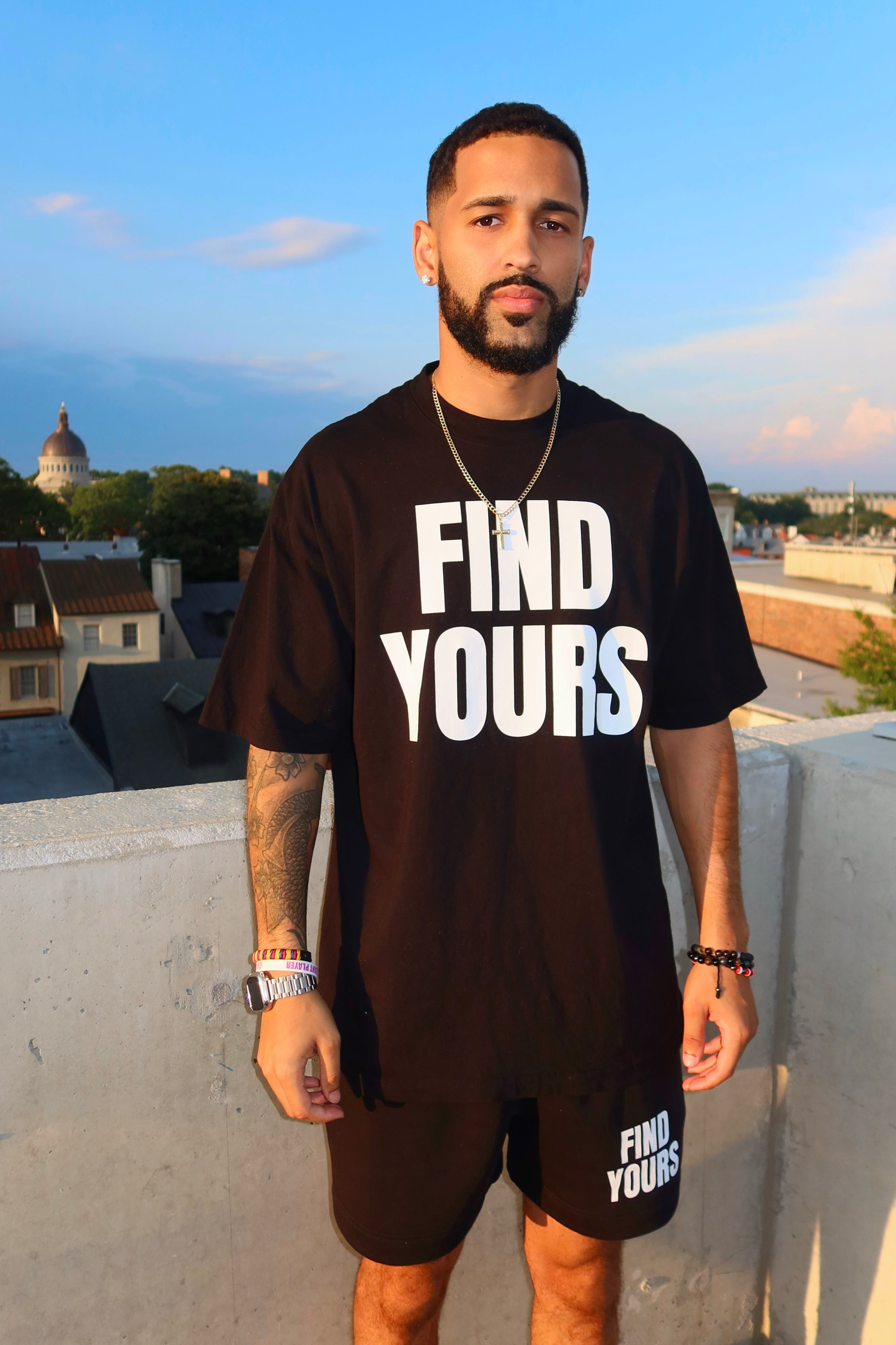 "Find Yours" Black Tee