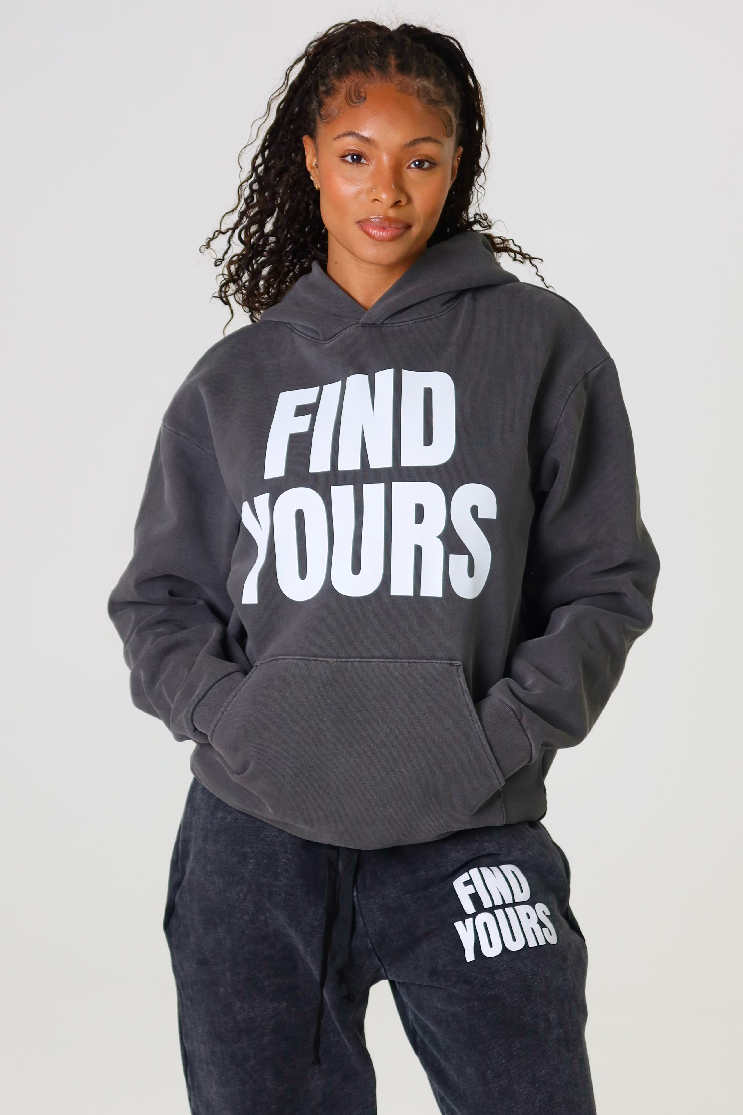 Find Yours Heavyweight “Charcoal" Hoodie