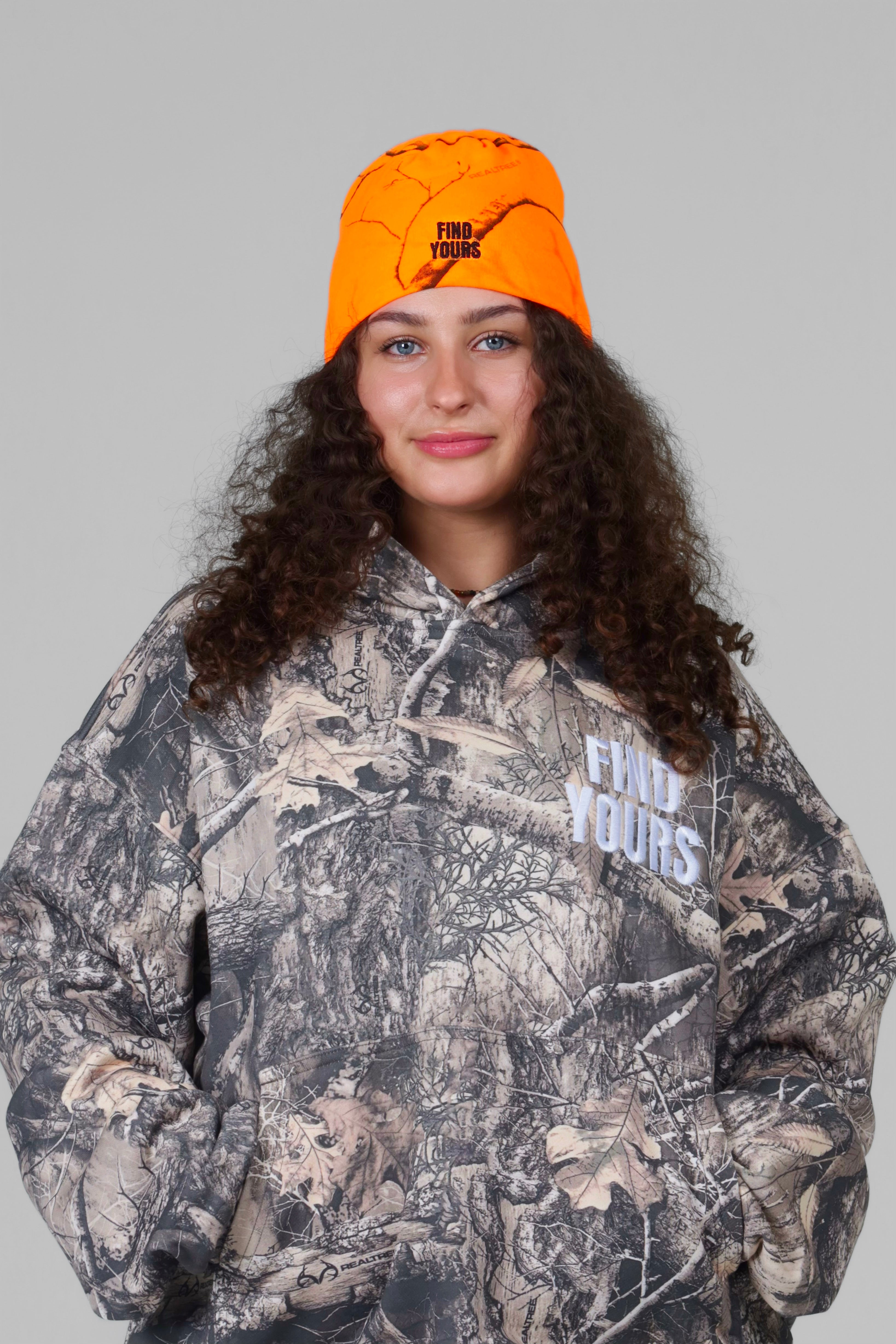 Realtree Orange Camo Beanie