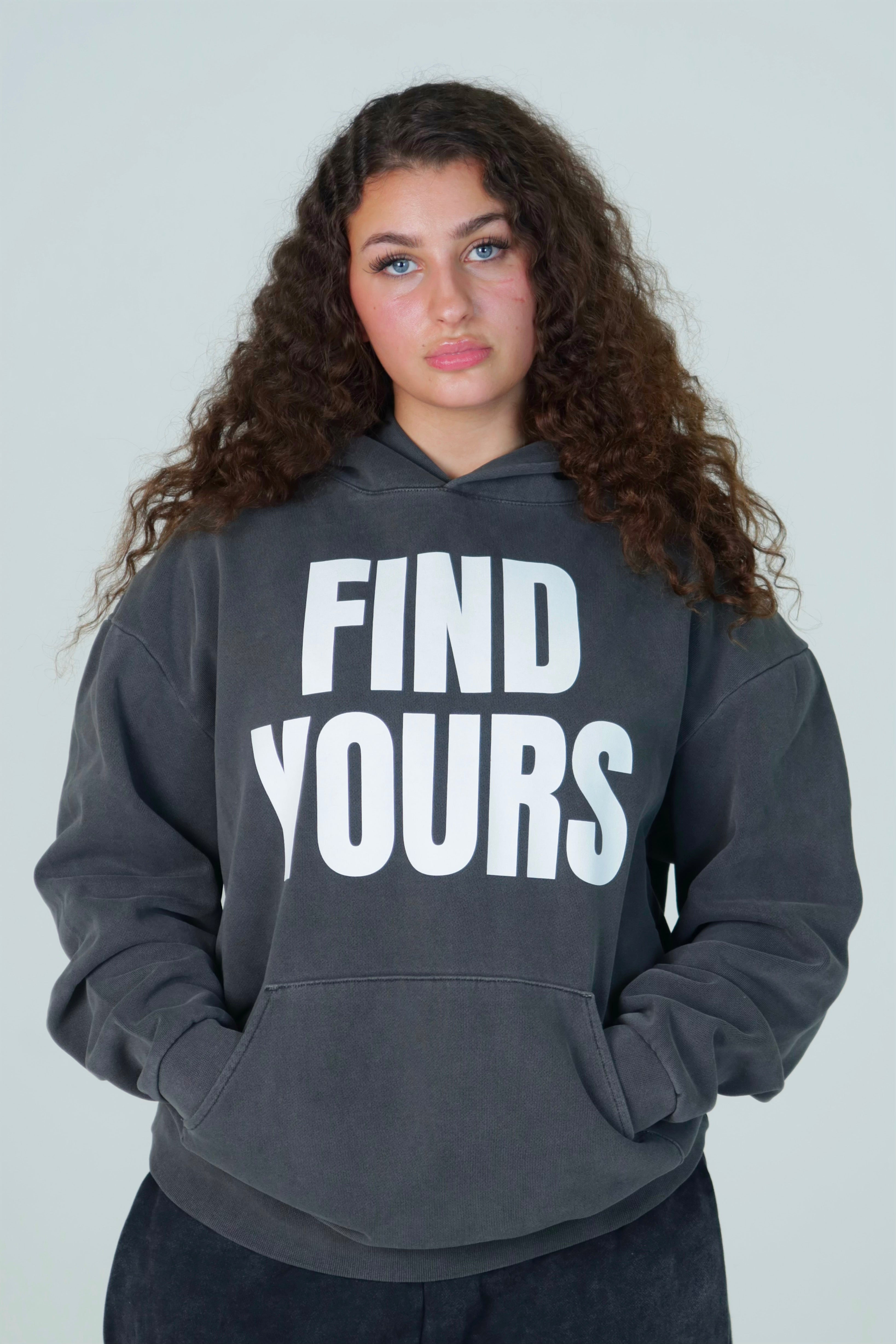 Find Yours Heavyweight “Charcoal" Hoodie