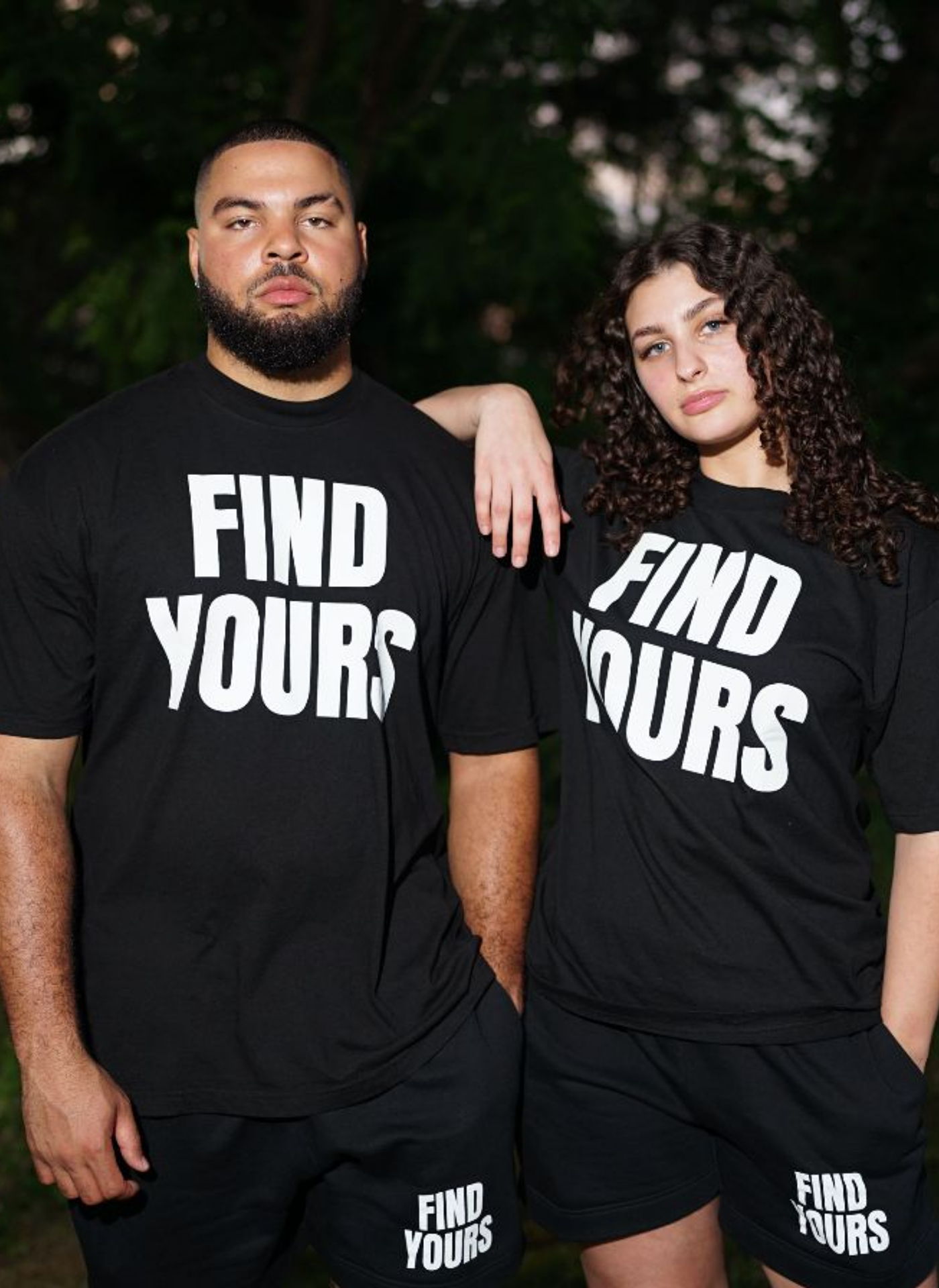 "Find Yours" Black Tee