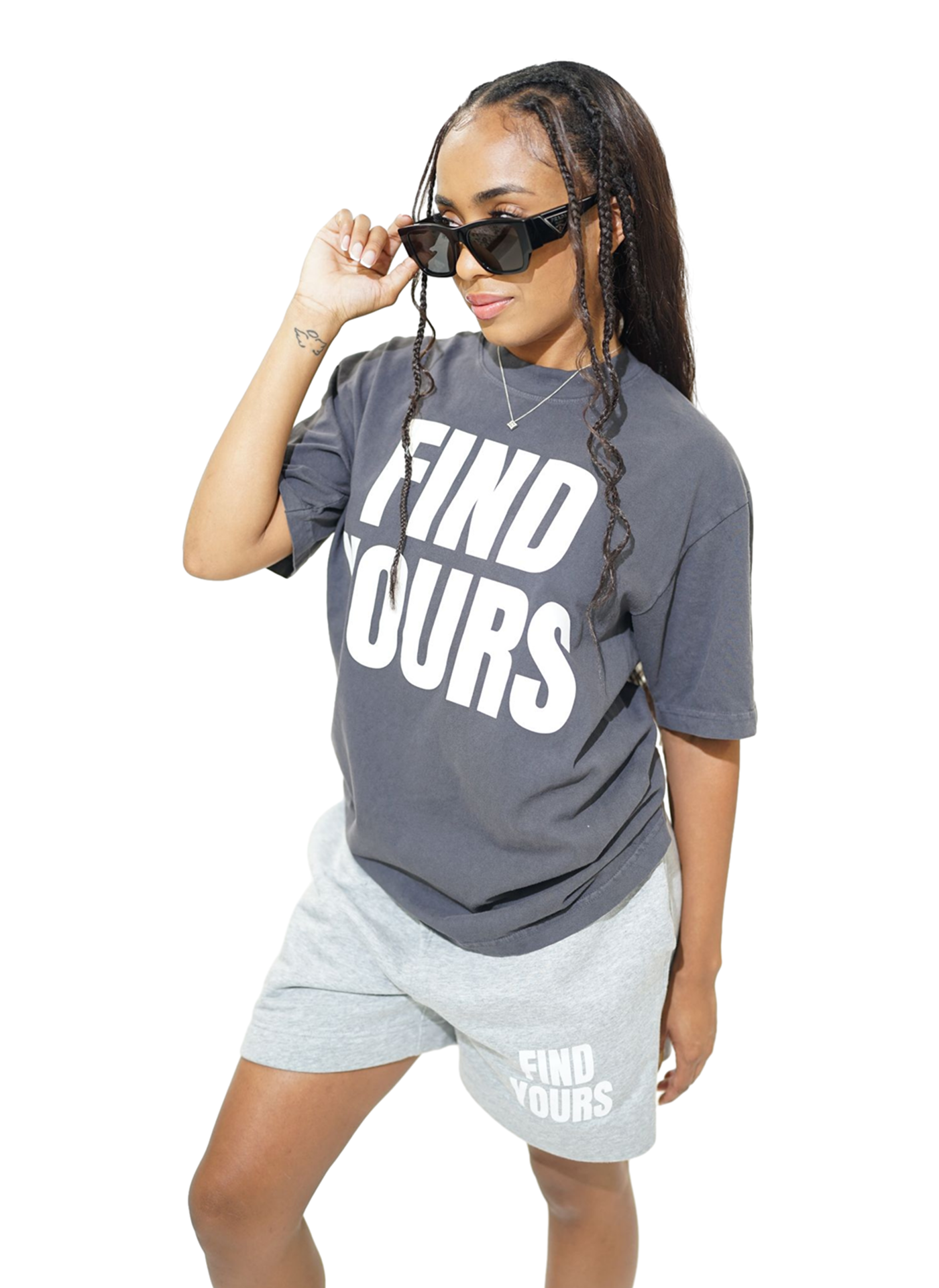 "Find Yours" Dark Grey Tee