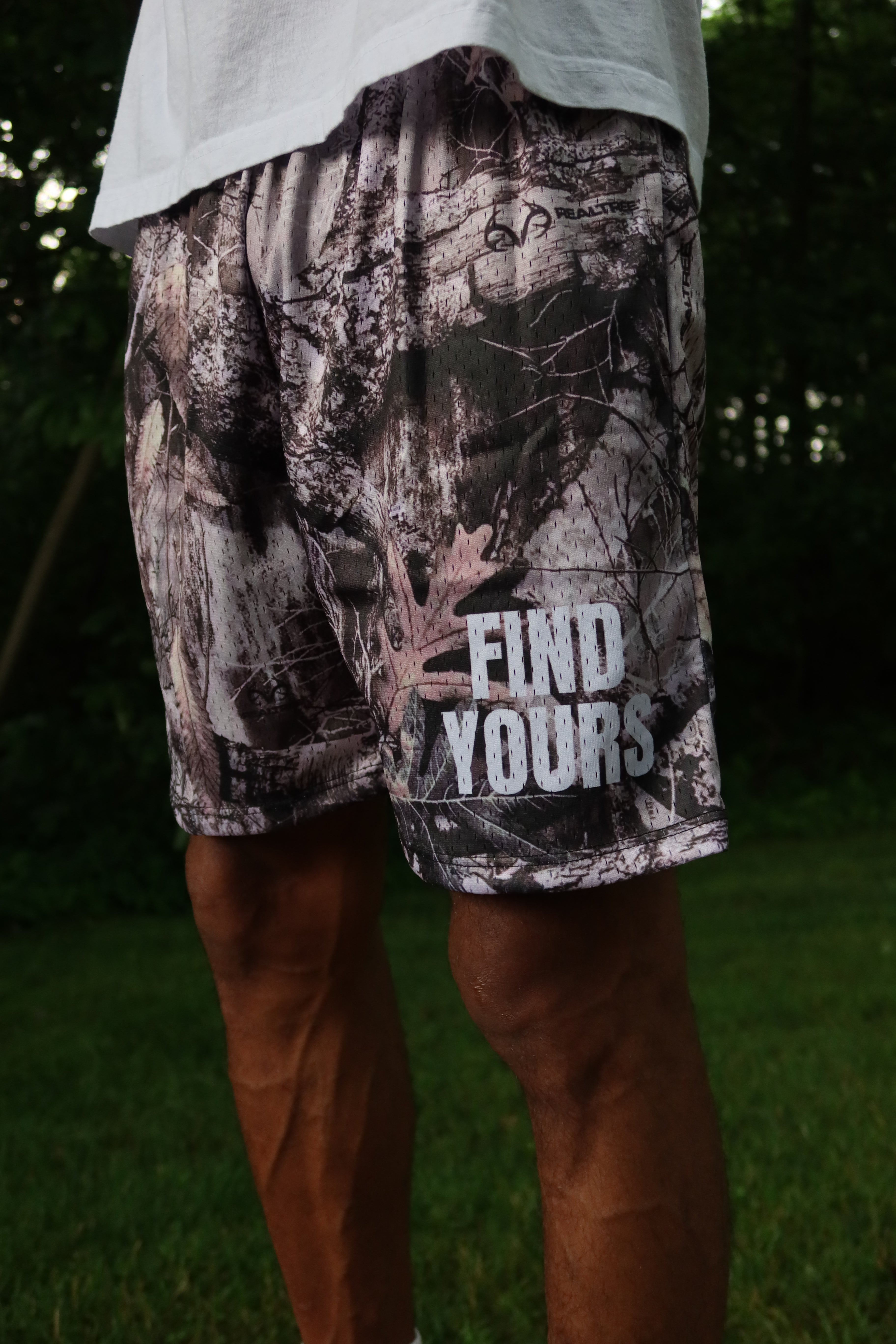 Camo "Mesh Shorts"