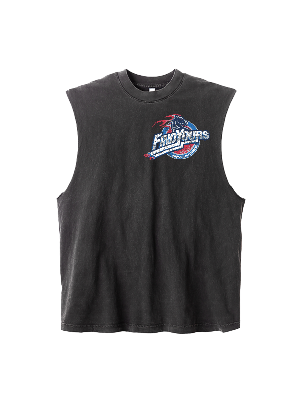 Vintage Pistons Washed Cut-Off Tee