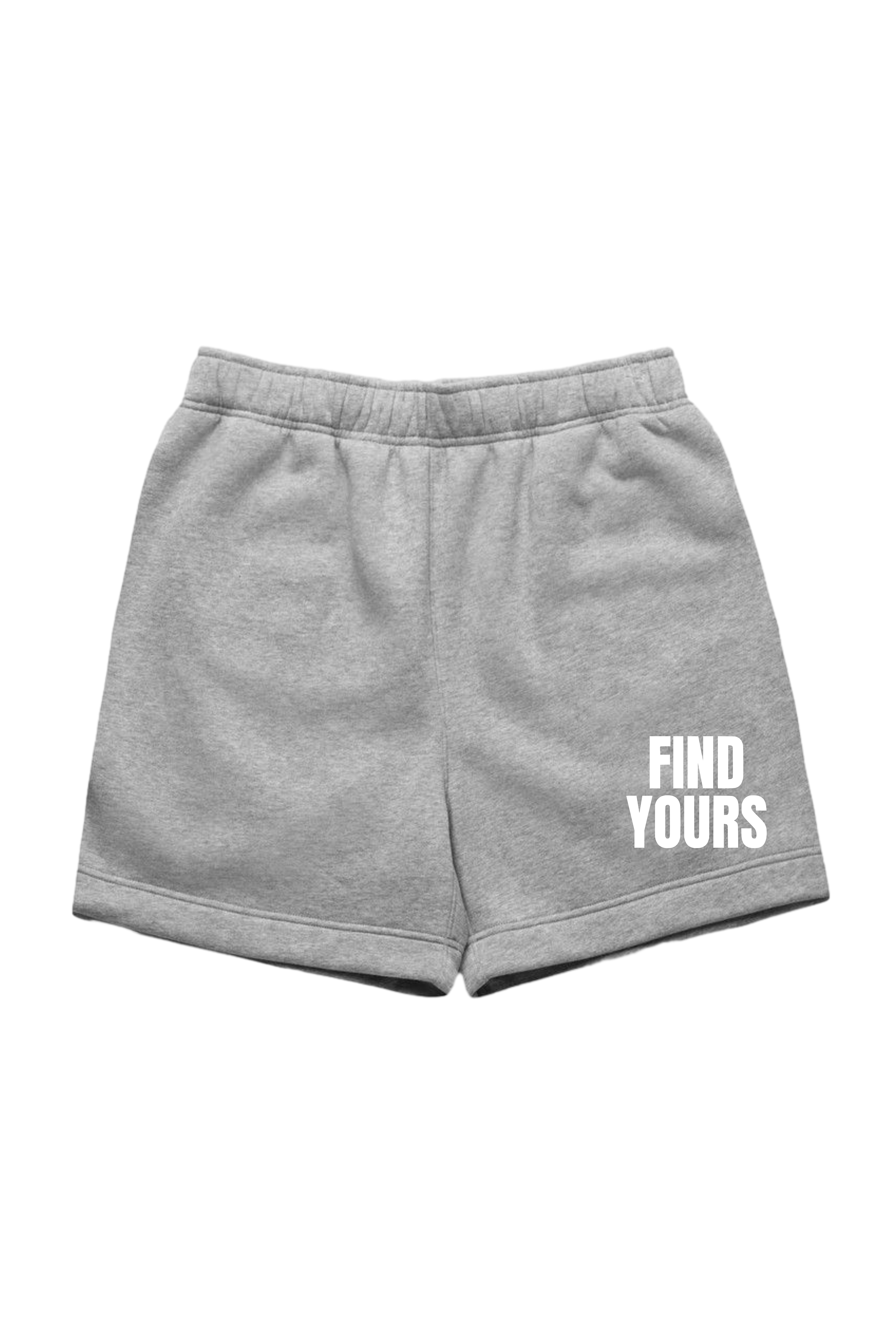 "Find Yours" Grey Sweatshorts