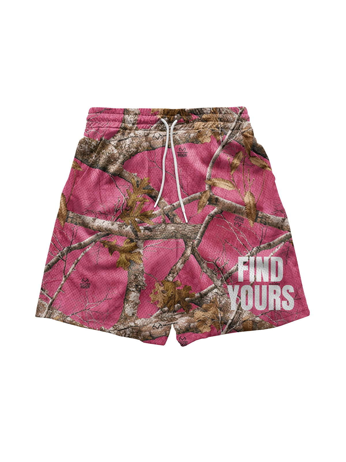 Pink Camo "Mesh Shorts"