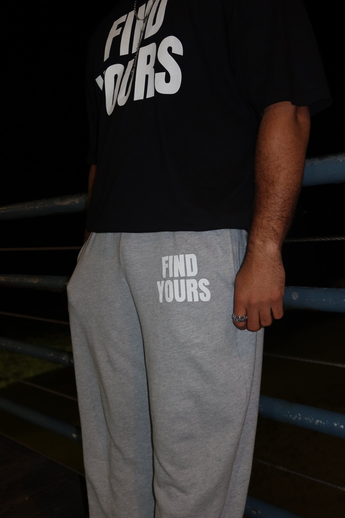 "Find Yours" Grey Sweats - Paradise Brothers