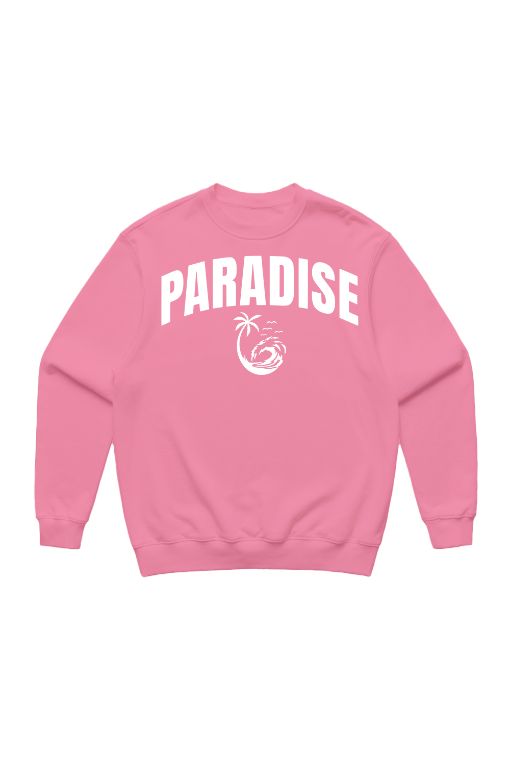 Paradise Pink "Wave" Crewneck